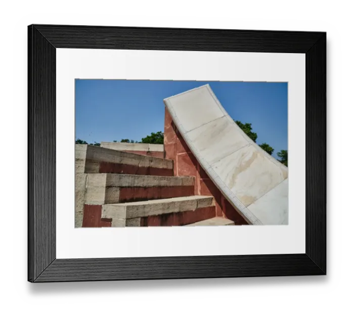 Framed Print : Sundials of Jaipur, India Framed Print : Sundials of Jaipur, India