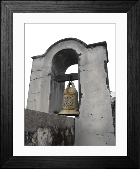 Framed Print : Bell of the Fortaleza do Monte, Macau, China Framed Print : Bell of the Fortaleza do Monte, Macau, China