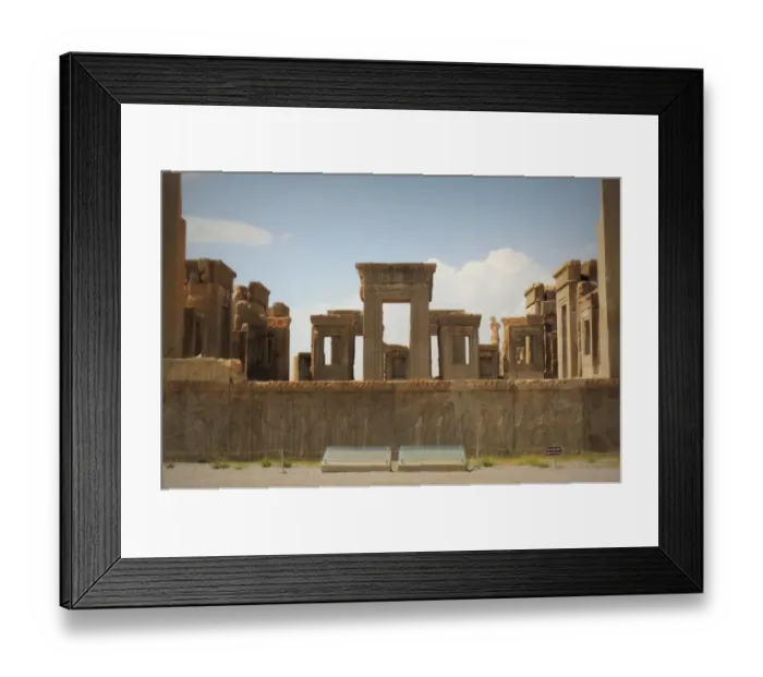 Framed Print : 6th century BC Darius palace ruins in Persepolis Framed Print : 6th century BC Darius palace ruins in Persepolis