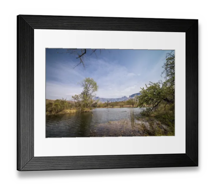 Framed Print : Amphitheatre mountains in Royal Natal National Park Framed Print : Amphitheatre mountains in Royal Natal National Park
