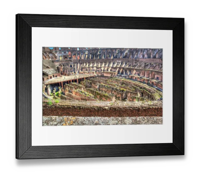 Framed Print : Colosseum - Rome, Italy Framed Print : Colosseum - Rome, Italy