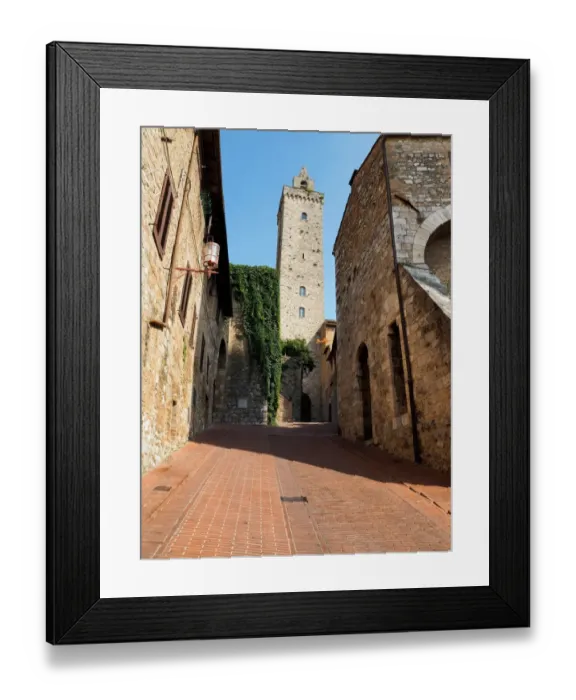 Framed Print : San Gimignano Medieval Towers, Tuscany, Central Italy Framed Print : San Gimignano Medieval Towers, Tuscany, Central Italy