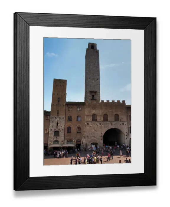 Framed Print : San Gimignano Medieval Towers, Tuscany, Central Italy Framed Print : San Gimignano Medieval Towers, Tuscany, Central Italy