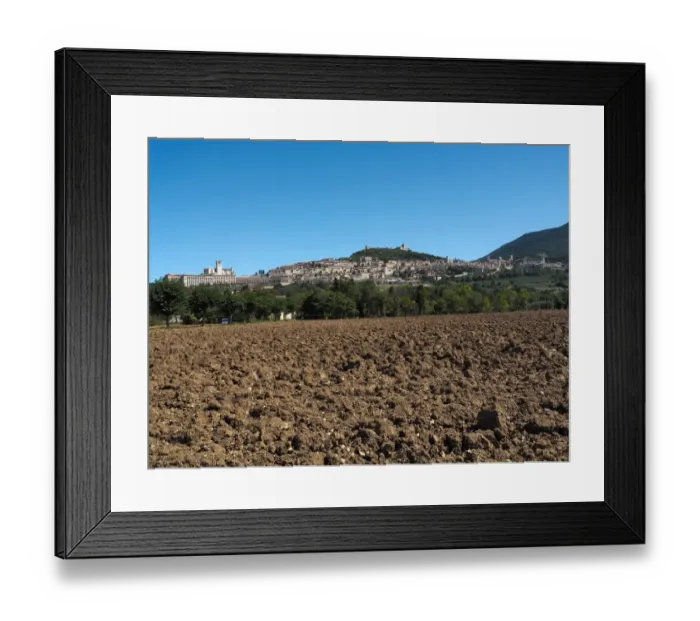 Framed Print : View Of Historic City Of Assisi, Umbria Region, Central Italy Framed Print : View Of Historic City Of Assisi, Umbria Region, Central Italy