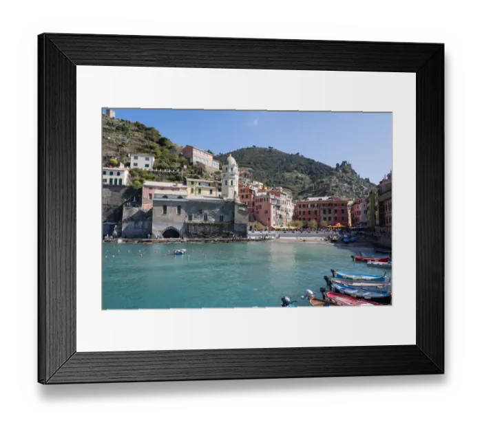 Framed Print : Vernazza View, Cinque Terre, Italy Framed Print : Vernazza View, Cinque Terre, Italy