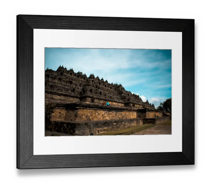 Framed Print : Borobudur Temple, Indonesia Framed Print : Borobudur Temple, Indonesia