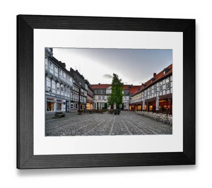 Framed Print : Half timbered houses of Goslar Framed Print : Half timbered houses of Goslar