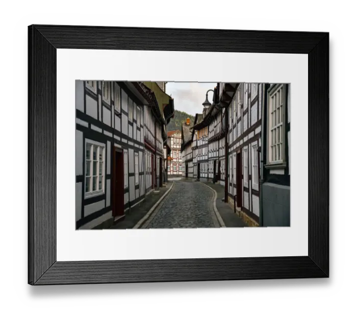 Framed Print : Half timbered houses of Goslar Framed Print : Half timbered houses of Goslar