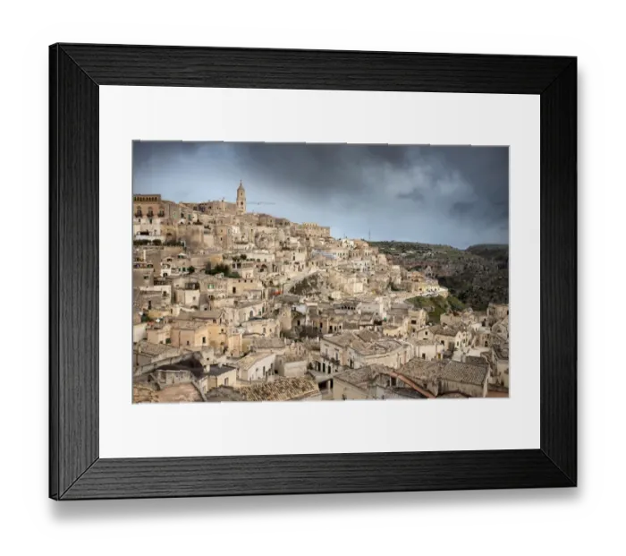 Framed Print : Sassi Di Matera, Basilicata, Italy Framed Print : Sassi Di Matera, Basilicata, Italy