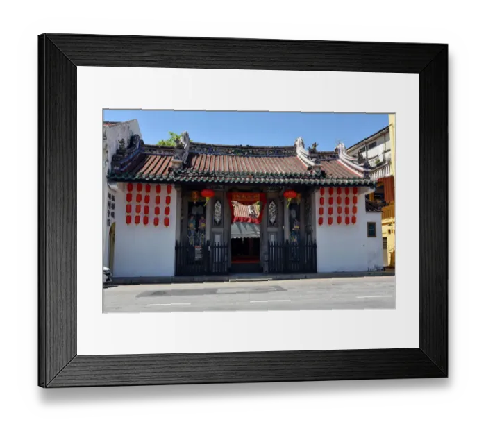 Framed Print : Han Jiang temple Georgetown Penang Malaysia Framed Print : Han Jiang temple Georgetown Penang Malaysia
