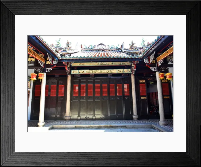 Framed Print : Central courtyard Han Jiang temple Georgetown Penang Malaysia Framed Print : Central courtyard Han Jiang temple Georgetown Penang Malaysia