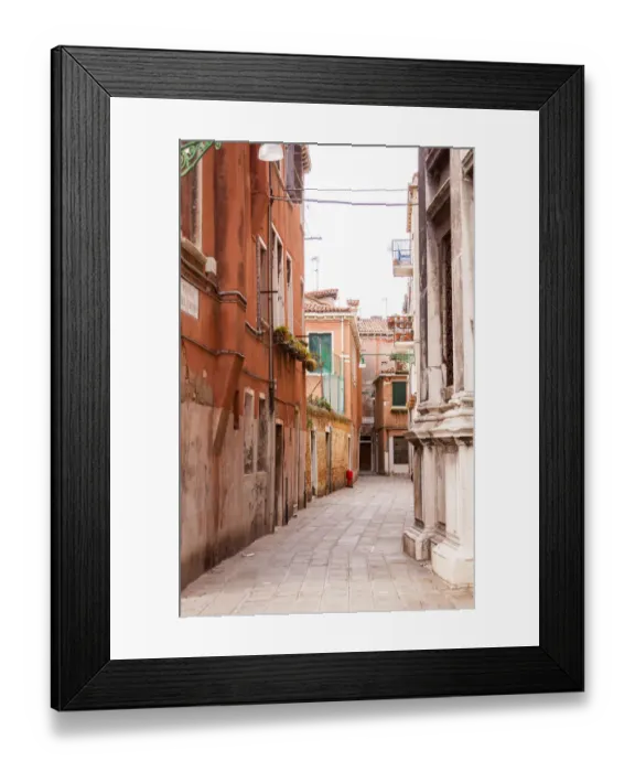 Framed Print : Residential Buildings in Historical Area of Venice Framed Print : Residential Buildings in Historical Area of Venice