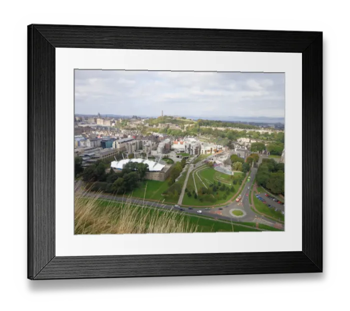 Framed Print : Overview on Edinburgh, Scottish Parliament, Scotland, United Kingdom Framed Print : Overview on Edinburgh, Scottish Parliament, Scotland, United Kingdom