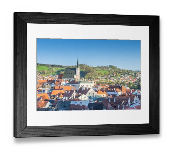 Framed Print : View of Cesky Krumlov Czech Republic Framed Print : View of Cesky Krumlov Czech Republic