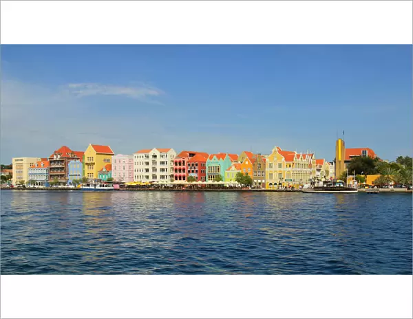 The waterfront of Willemstad (Punda side), Curacao, Netherlands Antilles