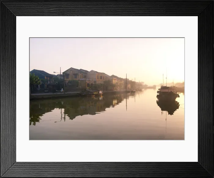 Framed Print : Hoi An ancient town in sunrise Framed Print : Hoi An ancient town in sunrise