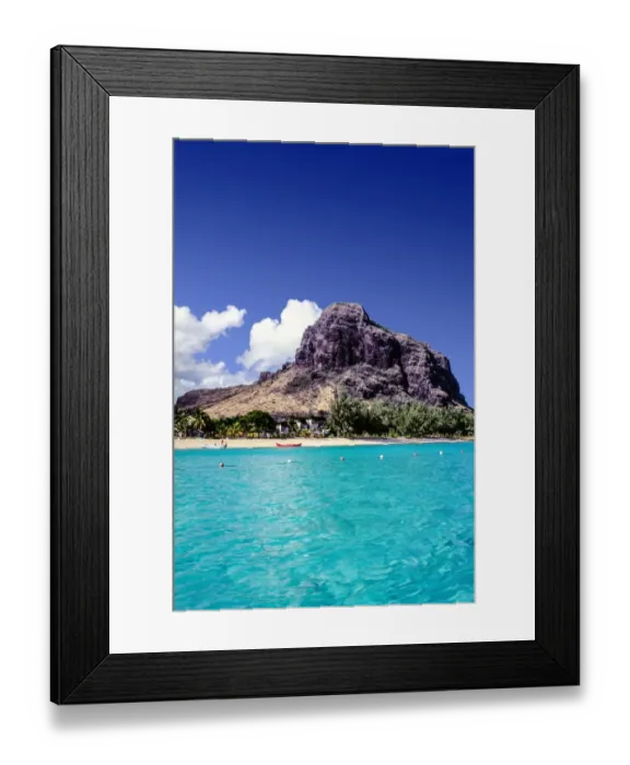 Framed Print : Le Morne Brabant Framed Print : Le Morne Brabant
