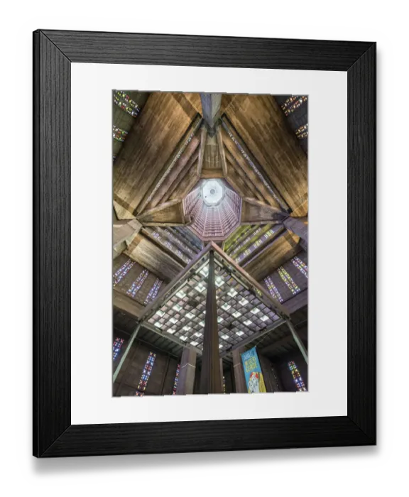 Framed Print : Le Havre, Steeple of Saint-Joseph Church Framed Print : Le Havre, Steeple of Saint-Joseph Church
