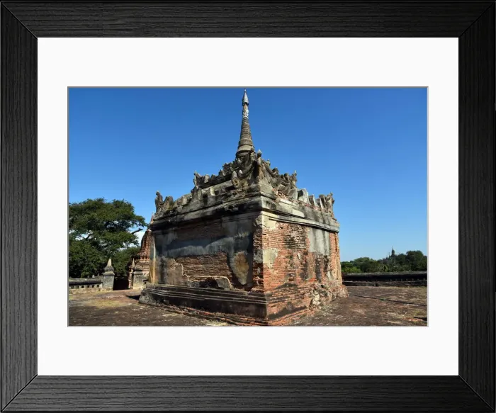 Framed Print : Top of a pagoda Bagan Myanmar Framed Print : Top of a pagoda Bagan Myanmar