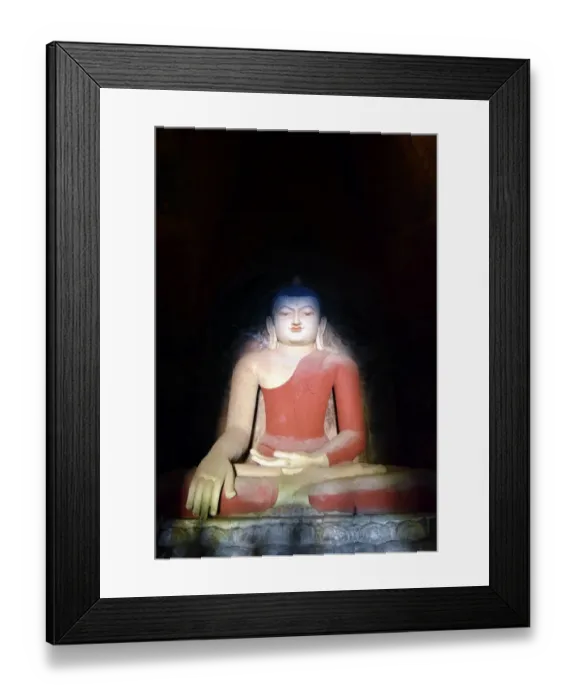 Framed Print : Sitting Buddha in the day light Bagan Myanmar Framed Print : Sitting Buddha in the day light Bagan Myanmar