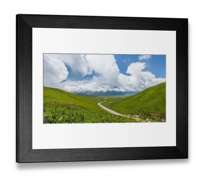 Framed Print : Nalati Grassland, Xinjiang, China Framed Print : Nalati Grassland, Xinjiang, China