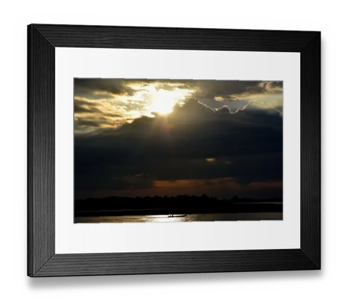 Framed Print : Irrawaddy river at sunrise with reflection sky Myanmar Asia Framed Print : Irrawaddy river at sunrise with reflection sky Myanmar Asia