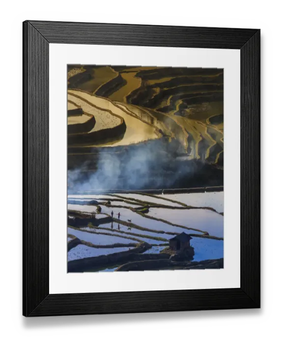 Framed Print : Yuanyang Rice Terraces