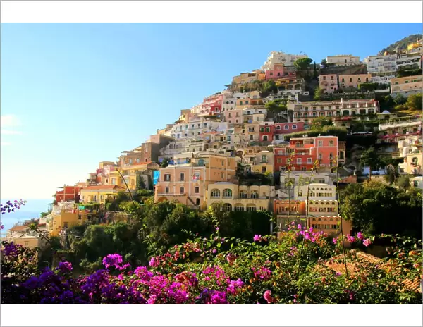 Positano (Unesco world heritage), on the Amalfi coast, Italy