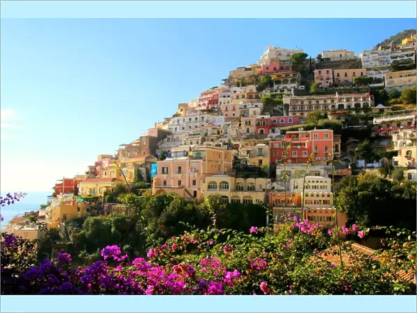 Positano (Unesco world heritage), on the Amalfi coast, Italy