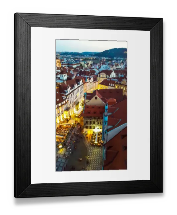 Framed Print : Urban Scenes from a High Angle View Framed Print : Urban Scenes from a High Angle View