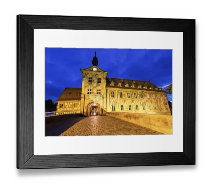 Framed Print : Bamberg Old Town Hall