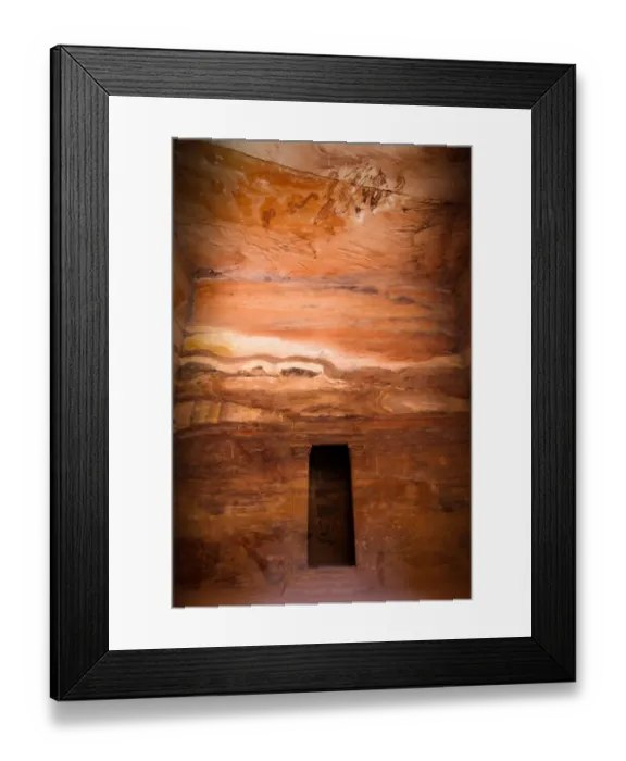 Framed Print : Interior of The Treasury, Petra, Jordan Framed Print : Interior of The Treasury, Petra, Jordan