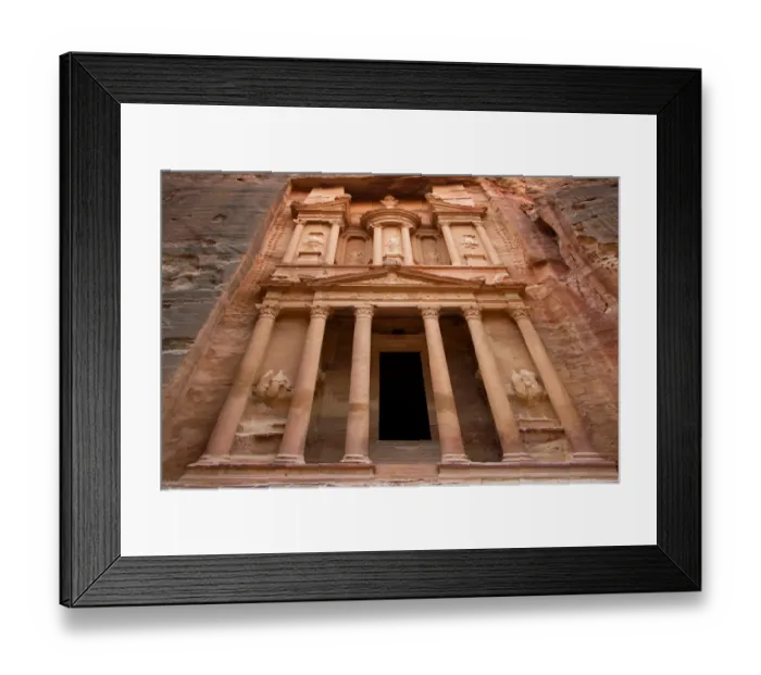 Framed Print : Al Khazneh (The Treasury), Petra, Jordan