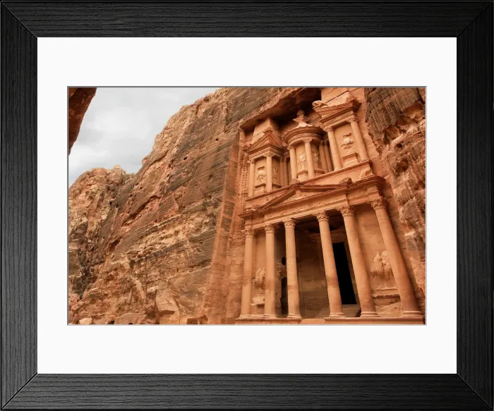 Framed Print : Al Khazneh (The Treasury), Petra, Jordan Framed Print : Al Khazneh (The Treasury), Petra, Jordan