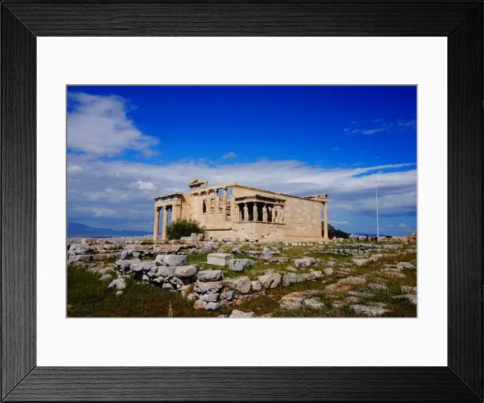 Framed Print : Overview on the Erechtheion Temple, Athens, Greece Framed Print : Overview on the Erechtheion Temple, Athens, Greece