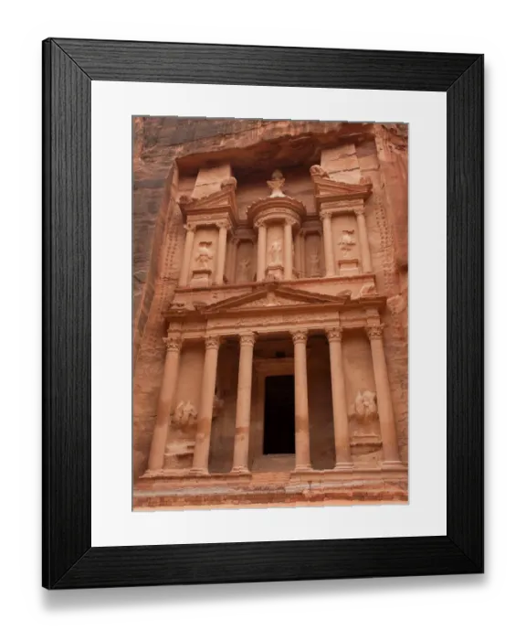 Framed Print : Al Khazneh (The Treasury), Petra, Jordan