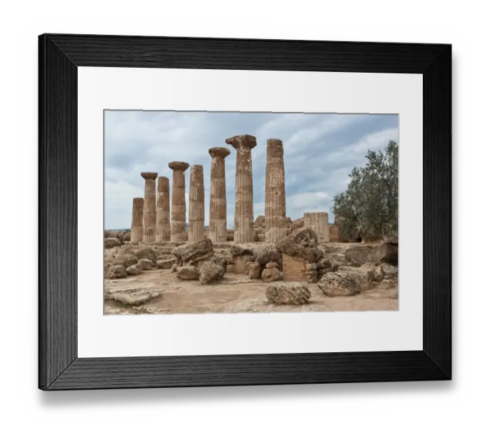 Framed Print : Agrigento, Valley of Temples Framed Print : Agrigento, Valley of Temples