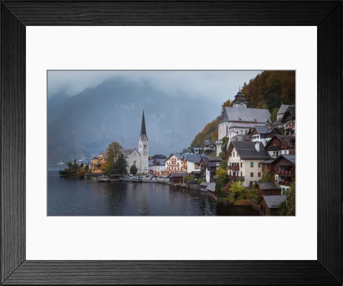 Framed Print : Landmark of Hallstatt Framed Print : Landmark of Hallstatt