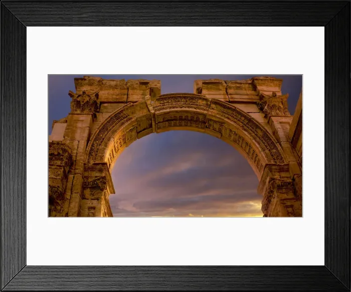 Framed Print : Monumental Arch, Palmyra, Syria