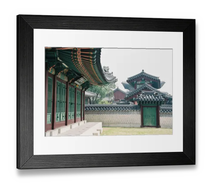 Framed Print : Changdeokgung Palace, UNESCO World Heritage, Seoul Korea