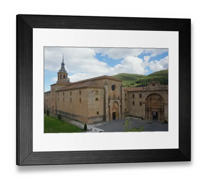 Framed Print : Yuso Monastery in San Mill'n de la Cogolla-La Rioja -Spain Framed Print : Yuso Monastery in San Mill'n de la Cogolla-La Rioja -Spain