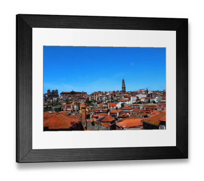 Framed Print : Roofs of Porto Framed Print : Roofs of Porto
