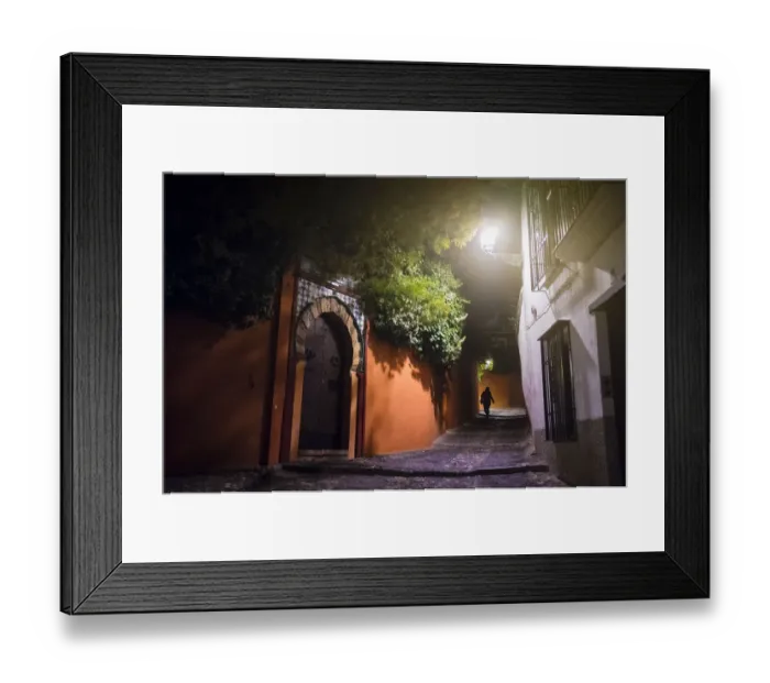Framed Print : Granada, Albaycin, night Framed Print : Granada, Albaycin, night
