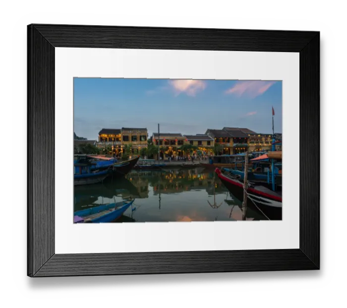 Framed Print : Port of Hani An Framed Print : Port of Hani An