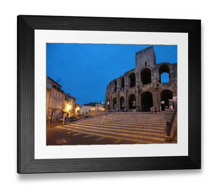 Framed Print : Les Arenes Amphitheatre, Roman Style, Arles, France Framed Print : Les Arenes Amphitheatre, Roman Style, Arles, France