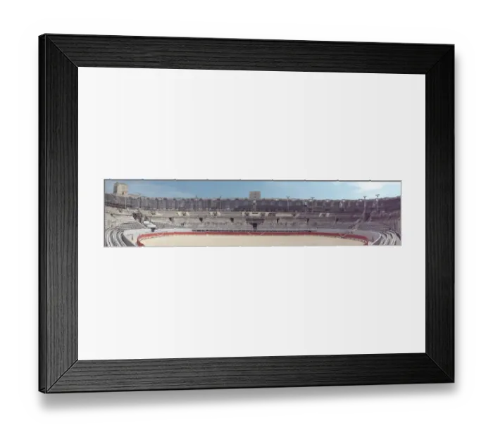 Framed Print : Panarama on the inside of the Roman Amphitheatre of Arles, France Framed Print : Panarama on the inside of the Roman Amphitheatre of Arles, France