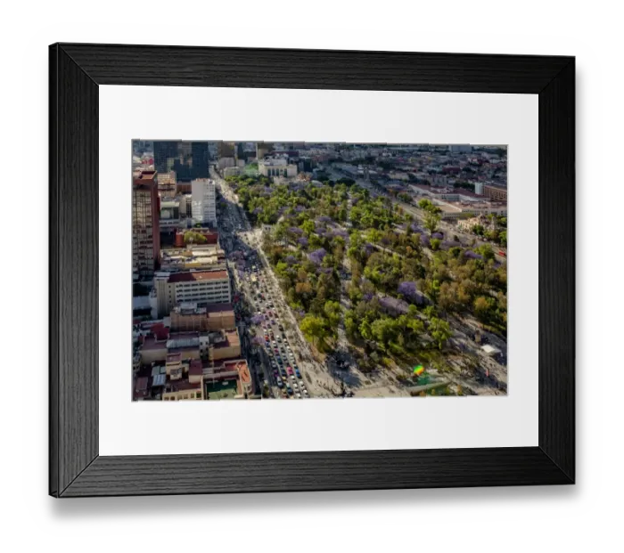 Framed Print : latino Americana Tower View Framed Print : latino Americana Tower View