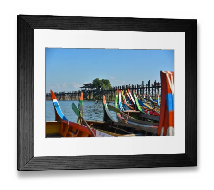 Framed Print : myanmar boat Framed Print : myanmar boat