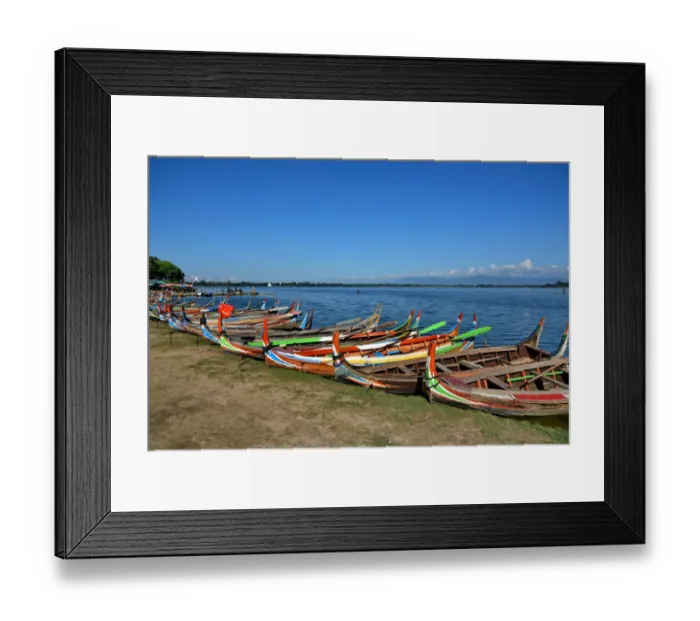 Framed Print : myanmar boat Framed Print : myanmar boat