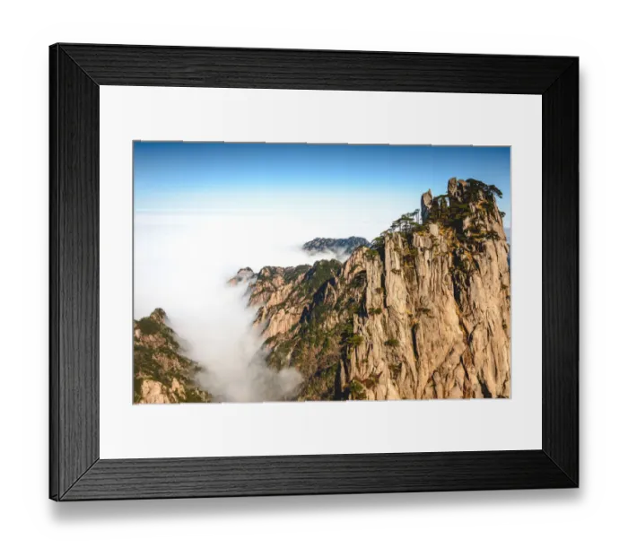 Framed Print : Huangshan cloudscape Framed Print : Huangshan cloudscape